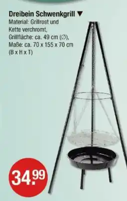 V Markt Dreibein schwenkgrill Angebot