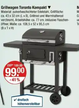 V Markt Grillwagen toronto kompakt Angebot