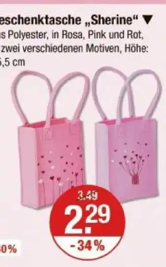 V Markt Geschenktasche sherine Angebot
