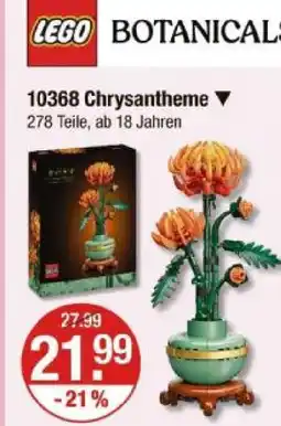 V Markt Lego botanicals 10368 chrysantheme Angebot