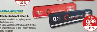 V Markt Leina-werke kombi-verbandkasten oder kombi-tasche Angebot