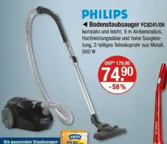 V Markt Philips bodenstaubsauger fc8241/09 Angebot