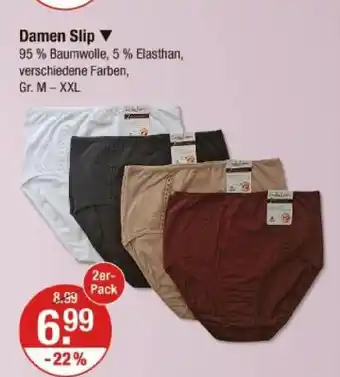 V Markt Damen slip Angebot