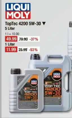 V Markt Liqui moly toptec 4200 5w-30 Angebot