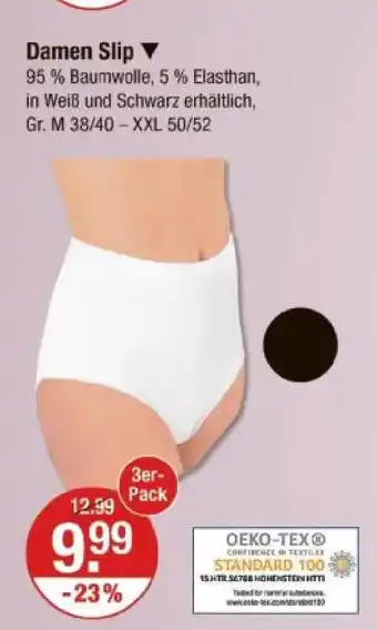 V Markt Damen slip Angebot