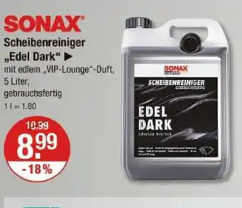 V Markt Sonax scheibenreiniger edel dark Angebot