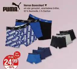 V Markt Puma herren boxershort Angebot