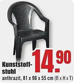 B1 Discount Baumarkt Kunststoffstuhl Angebot