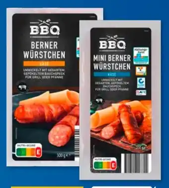 Aldi Süd BBQ Berner Würstchen Käse Angebot