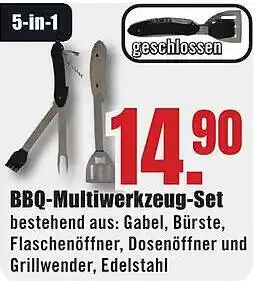 B1 Discount Baumarkt BBQ-Multiwerkzeug-Set Angebot