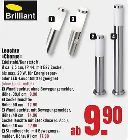 B1 Discount Baumarkt Brilliant Leuchte Chorus Angebot