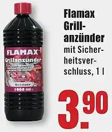 B1 Discount Baumarkt Flamax Grillanzünder Angebot
