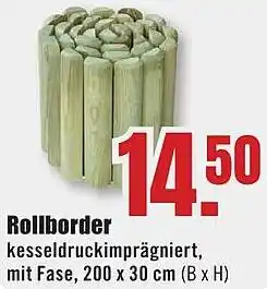 B1 Discount Baumarkt Rollborder Angebot