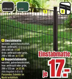 B1 Discount Baumarkt Einstabmatte Angebot