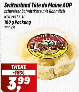 Simmel Switzerland Tête de Moine AOP Angebot