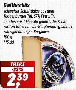 Simmel Gwitterchäs Angebot