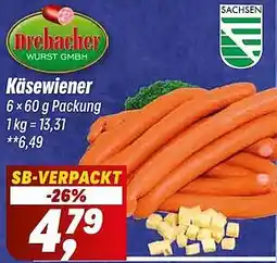 Simmel Drebacher Käsewiener Angebot