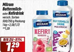 Simmel Milram Buttermilch- oder Kefirdrink Angebot