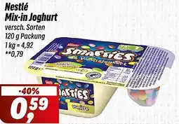 Simmel Nestlé Mix-in Joghurt Angebot