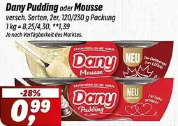 Simmel Dany Pudding oder Mousse Angebot