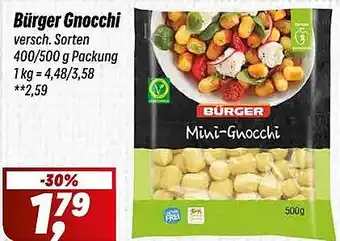 Simmel Bürger Gnocchi Angebot