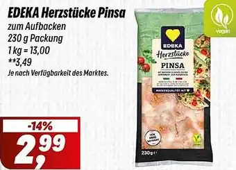 Simmel EDEKA Herzstücke Pinsa Angebot