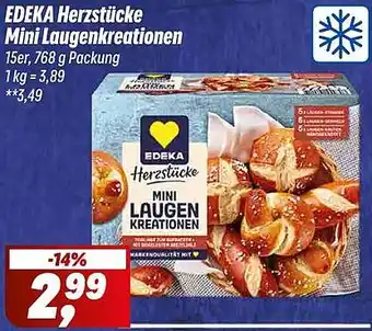 Simmel EDEKA Herzstücke Mini Laugenkreationen Angebot