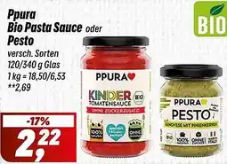 Simmel Ppura Bio Pasta Sauce oder Pesto Angebot