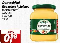 Simmel Spreewaldhof Das andere Apfelmus Angebot
