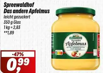 Simmel Spreewaldhof Das andere Apfelmus Angebot
