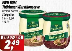 Simmel EWU 1894 Thüringer Wurstkonserve Angebot