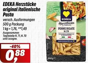 Simmel EDEKA Herzstücke original italienische Pasta Angebot