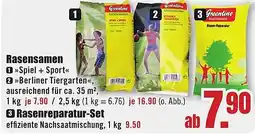 B1 Discount Baumarkt Rasensamen oder Rasenreparatur-Set Angebot