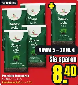 B1 Discount Baumarkt Premium-Rasenerde Angebot