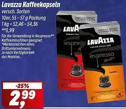 Simmel Lavazza Kaffeekapseln Angebot