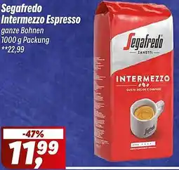Simmel Segafredo Intermezzo Espresso Angebot