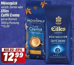 Simmel Mövenpick oder Eilles Caffè Crema Angebot