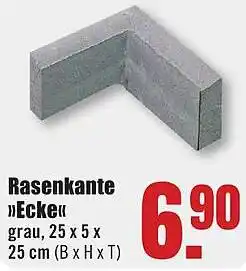 B1 Discount Baumarkt Rasenkante Ecke Angebot