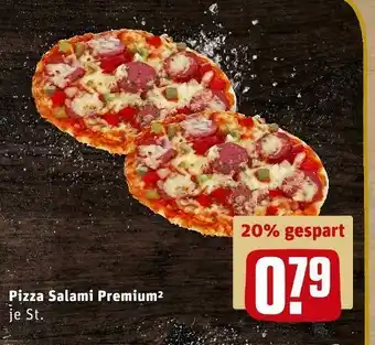 REWE Pizza salami premium Angebot