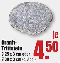 B1 Discount Baumarkt Granit Trittstein Angebot