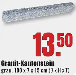 B1 Discount Baumarkt Granit-Kantenstein Angebot