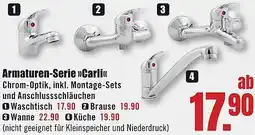 B1 Discount Baumarkt Armaturen-Serie Carli Angebot
