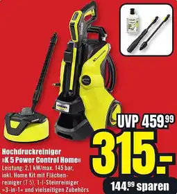 B1 Discount Baumarkt KARCHER Hochdruckreiniger K 5 Power Control Home Angebot