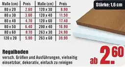 B1 Discount Baumarkt Regalboden Angebot