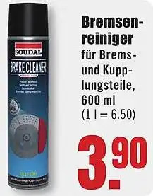 B1 Discount Baumarkt SOUDAL Bremsenreiniger Angebot