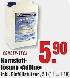 B1 Discount Baumarkt CONCEP-TECH Harnstofflösung AdBlue Angebot