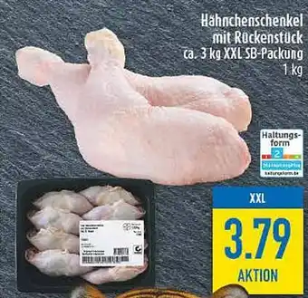 diska Hähnchenschenkel mit Rückenstück Angebot