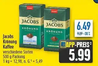 diska Jacobs Krönung Kaffee Angebot