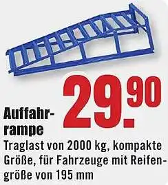 B1 Discount Baumarkt Auffahrrampe Angebot
