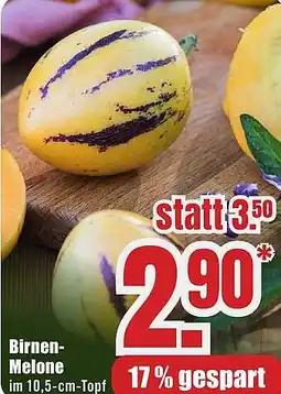 B1 Discount Baumarkt Birnen Melone Angebot